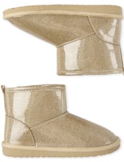 Botines con purpurina para niñas