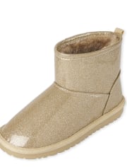 Botines con purpurina para niñas