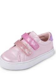 Toddler Girls Glitter Low Top Sneakers