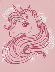 T-shirt graphique licorne pour fille