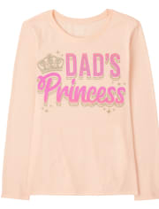 Girls Dad's Princess Graphic Tee