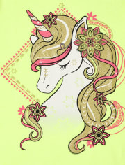 Girls Unicorn Graphic Tee