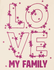 Girls Love My Family Graphic Tee