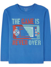 Camiseta con gráfico de videojuego para niños