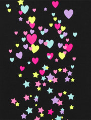 Girls Heart Cozy Leggings