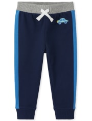 Baby And Toddler Boys Graphic Fleece Jogger Pants