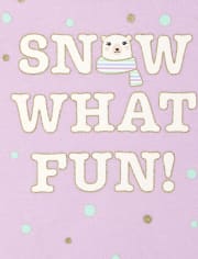 Toddler Girls Polar Bear Top 2-Pack