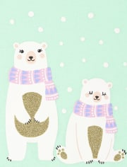 Toddler Girls Polar Bear Top 2-Pack