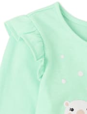 Toddler Girls Polar Bear Top 2-Pack