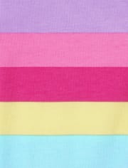 Toddler Girls Rainbow Leggings 2-Pack