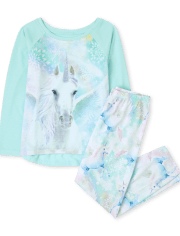 Girls Unicorn Cloud Pajamas
