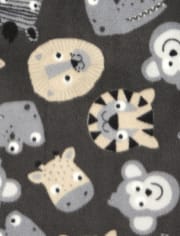 Baby And Toddler Boys Animal Fleece One Piece Pajamas