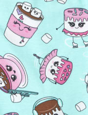 Girls Hot Cocoa Snug Fit Cotton Pajamas