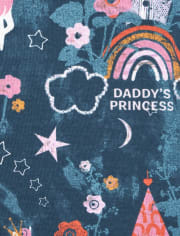 Baby And Toddler Girls Unicorn Castle Snug Fit Cotton Pajamas