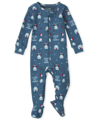 Unisex Baby And Toddler Love Monster Snug Fit Cotton One Piece Pajamas