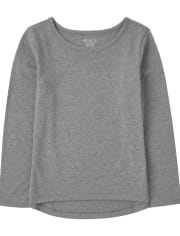 Camiseta básica con capas para niñas