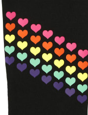 Girls Rainbow Raglan Top