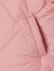 Girls Reversible Puffer Jacket