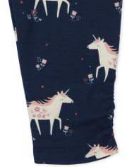 Baby Girls Unicorn Pants 3-Pack