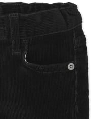 Pantalon en velours côtelé extensible pour tout-petit garçon