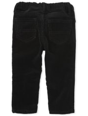 Pantalon en velours côtelé extensible pour tout-petit garçon