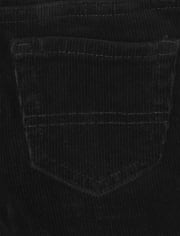 Pantalon en velours côtelé extensible pour tout-petit garçon