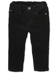 Pantalon en velours côtelé extensible pour tout-petit garçon