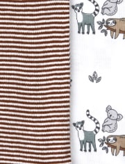 Baby Boys Sloth Bodysuit 5-Pack