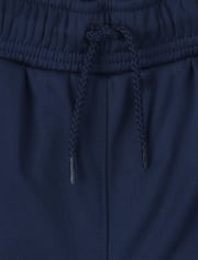 Boys Mesh Side Stripe Jogger Pants
