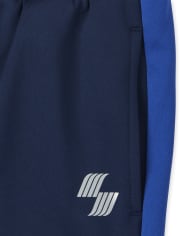 Boys Mesh Side Stripe Jogger Pants