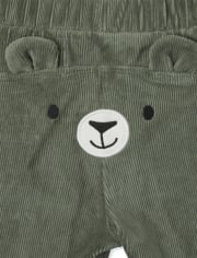 Conjunto de ropa de juego de 2 piezas de oso para bebé niño