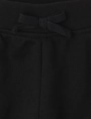 Girls Sequin Star Fleece Jogger Pants