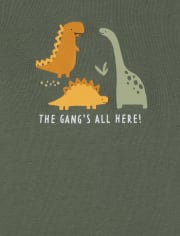 Lot de 5 bodys dinosaures pour bébé garçon