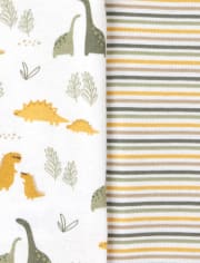 Lot de 5 bodys dinosaures pour bébé garçon