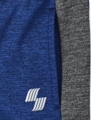 Boys Fleece Performance Colorblock Jogger Pants