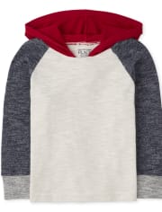Baby And Toddler Boys Colorblock Hooded Top