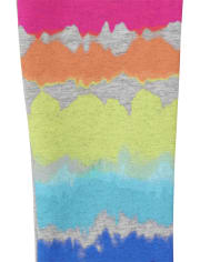Girls Rainbow Tie Dye Leggings