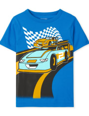 Toddler Boys Racecar Graphic Tee
