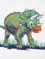 T-shirt à motif dinosaure pour bébés et tout-petits garçons