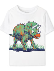 T-shirt à motif dinosaure pour bébés et tout-petits garçons