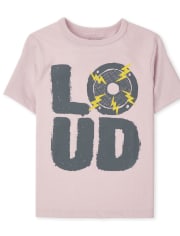 Baby And Toddler Boys Loud Graphic Tee