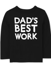 T-shirt graphique Best Work pour bébés et tout-petits garçons