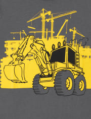 Toddler Boys Construction Graphic Tee