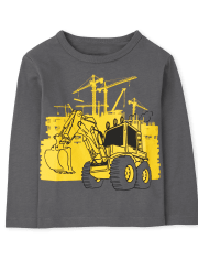 Toddler Boys Construction Graphic Tee
