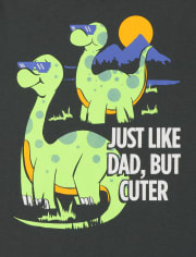 Baby And Toddler Boys Dino Dad Graphic Tee