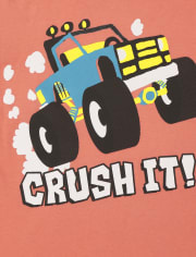 Toddler Boys Monster Truck Graphic Tee