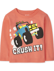 Toddler Boys Monster Truck Graphic Tee