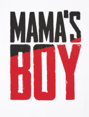 Camiseta con gráfico Mama's Boy para niños