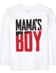 Camiseta con gráfico Mama's Boy para niños