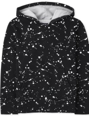 Boys Splatter Fleece Hoodie
